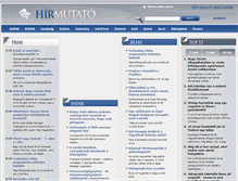 Tablet Screenshot of hirmutato.hu